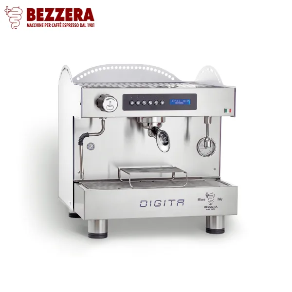 【停產】BEZZERA 貝澤拉 DIGITA DE 單孔營業機 白 220V