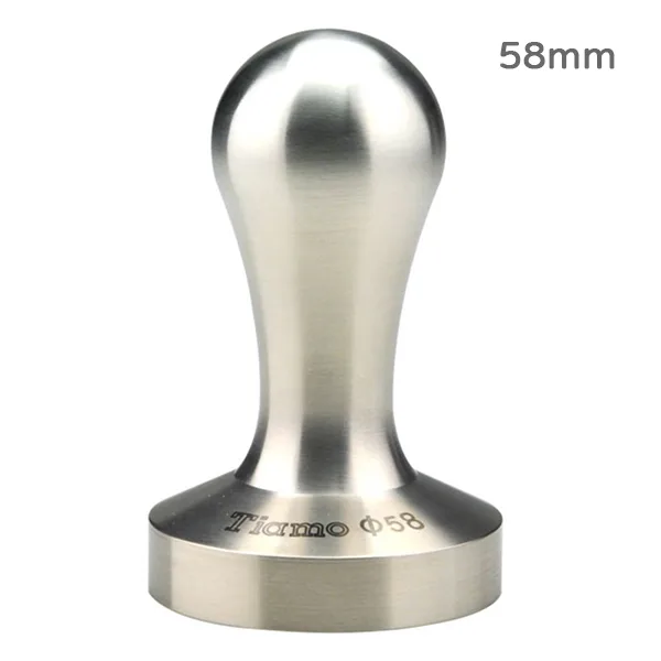 【停產】TIAMO 1214全不銹鋼咖啡填壓器 58mm 砂光霧面不留指紋