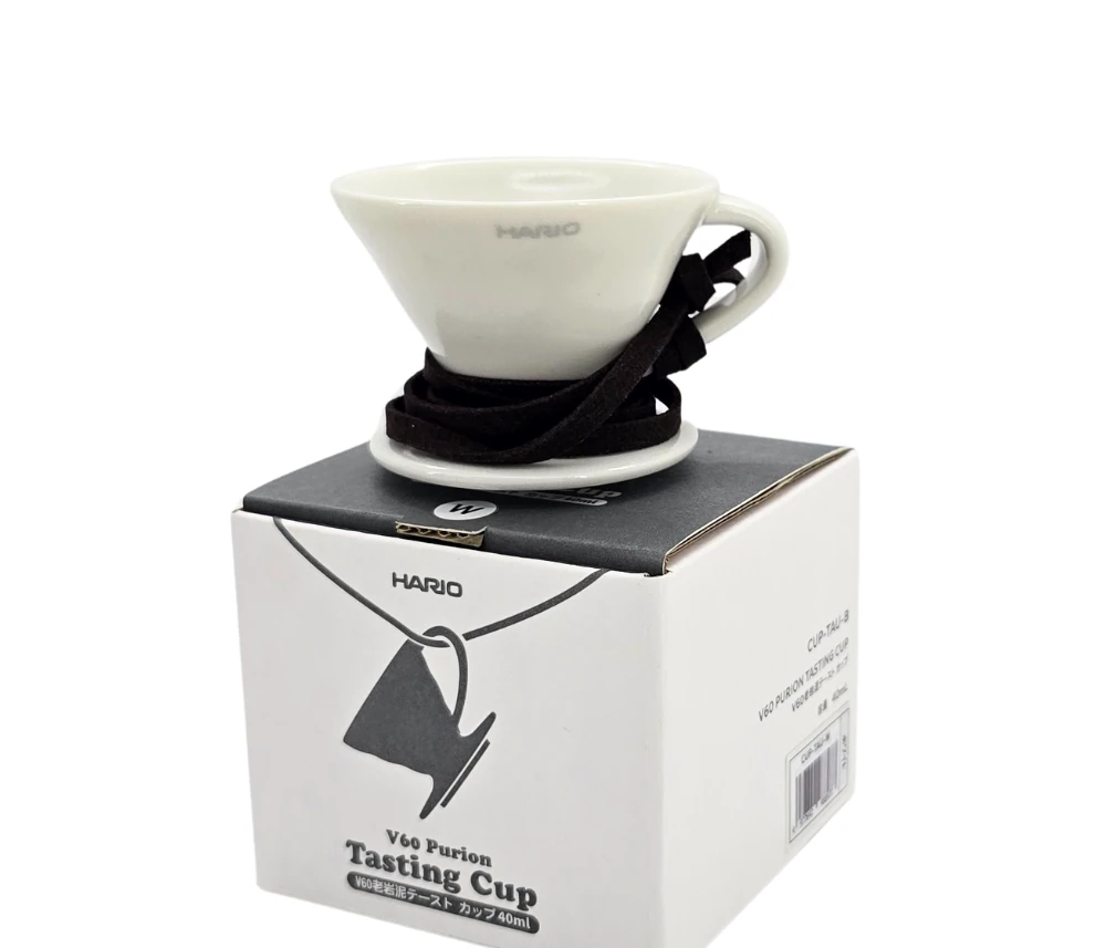 HARIO|V60迷你磁石杯 (白/40ml)