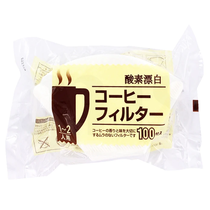 日本寶馬牌|扇形咖啡濾紙|酸素漂白|日本製(100入)