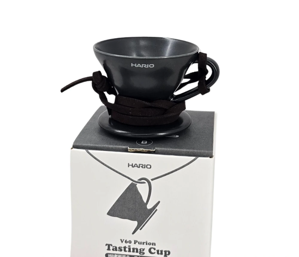 HARIO|V60迷你磁石杯 (黑/40ml)